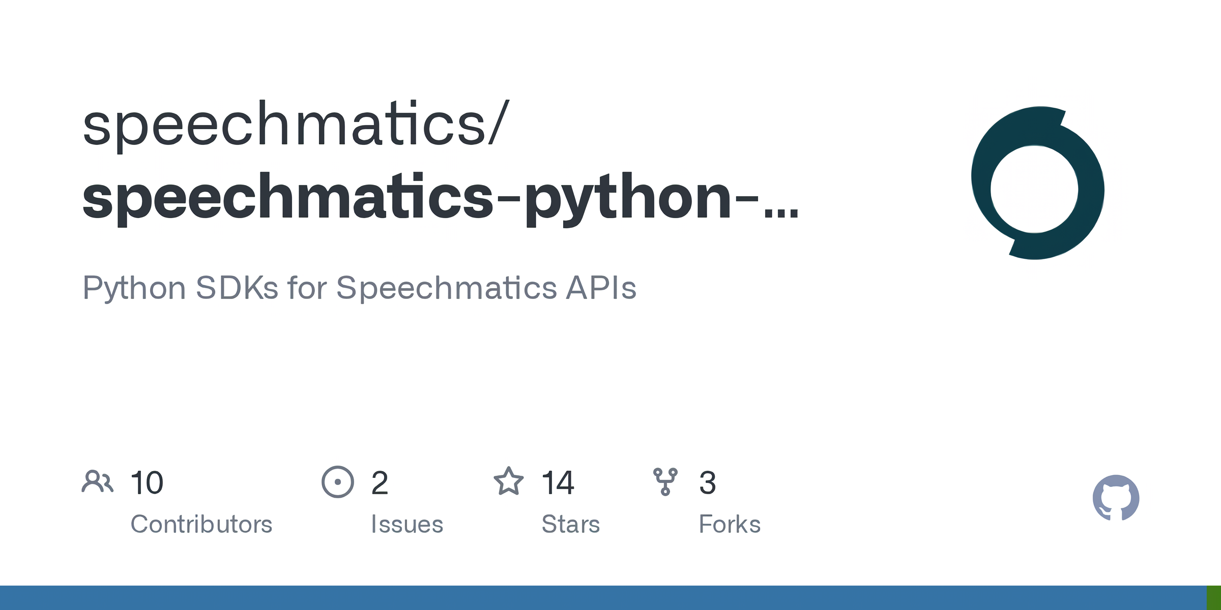 Speechmatics | Python SDK - Screenshot showing the interface and features of this AI tool