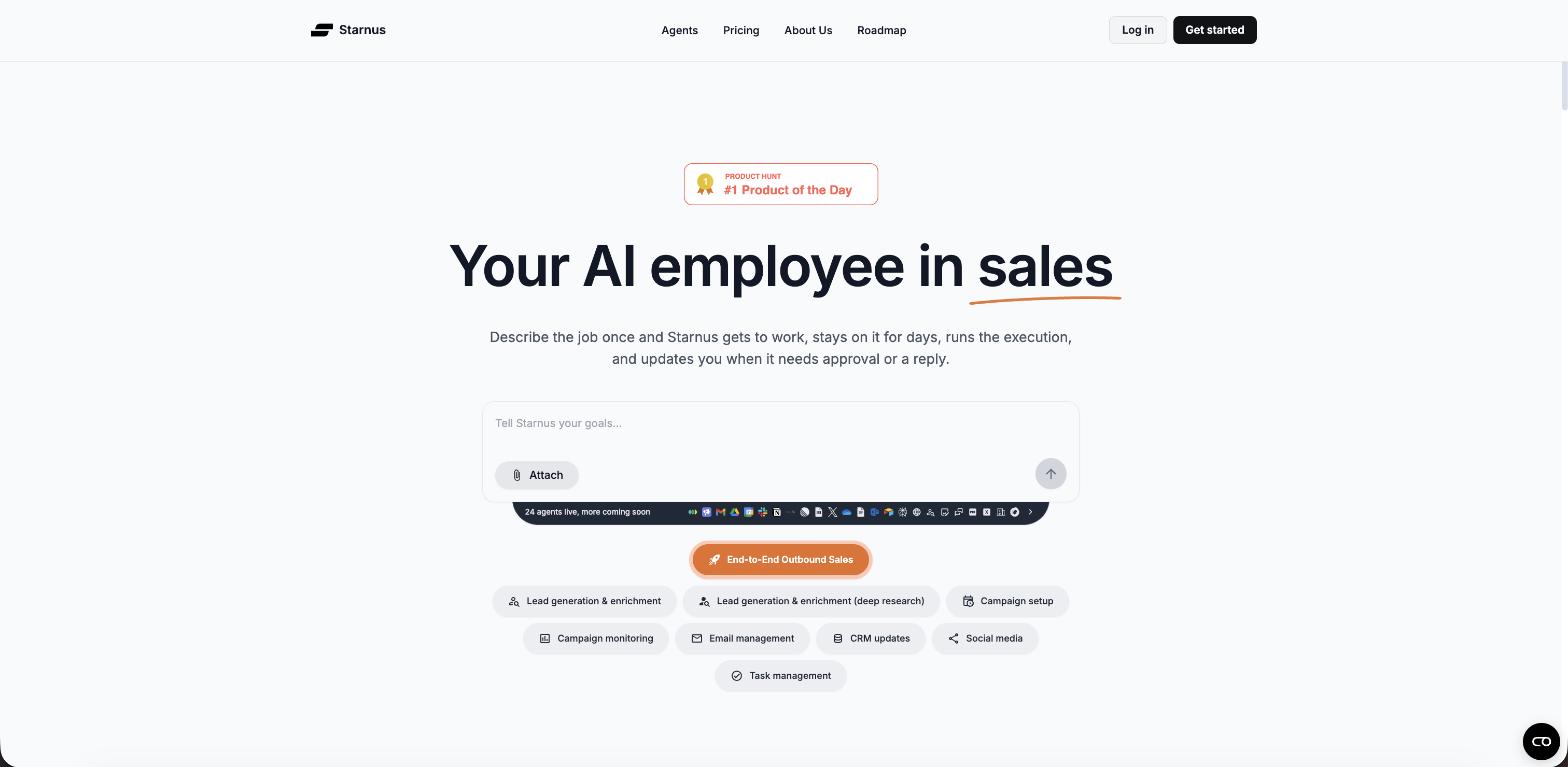 Starnus - Screenshot showing the interface and features of this AI tool