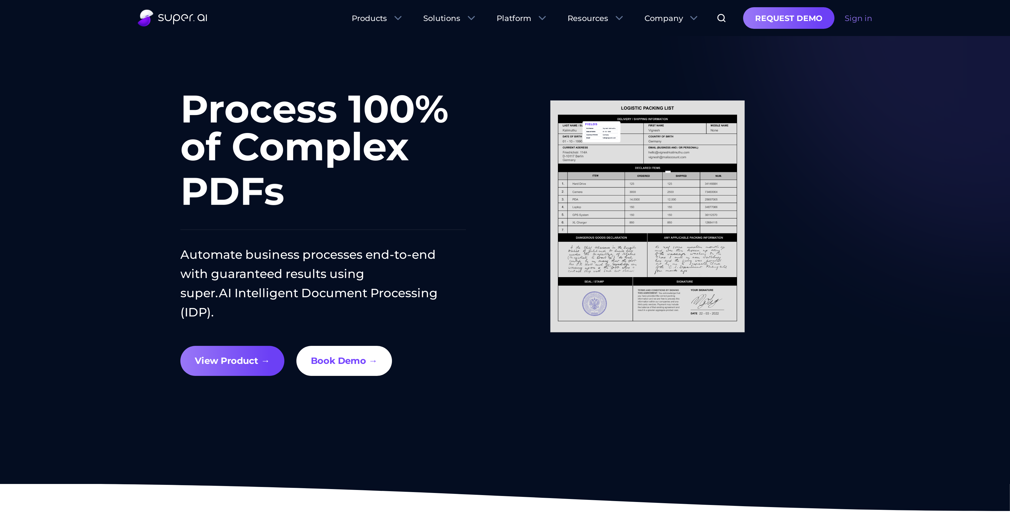 SuperAI - Screenshot showing the interface and features of this AI tool