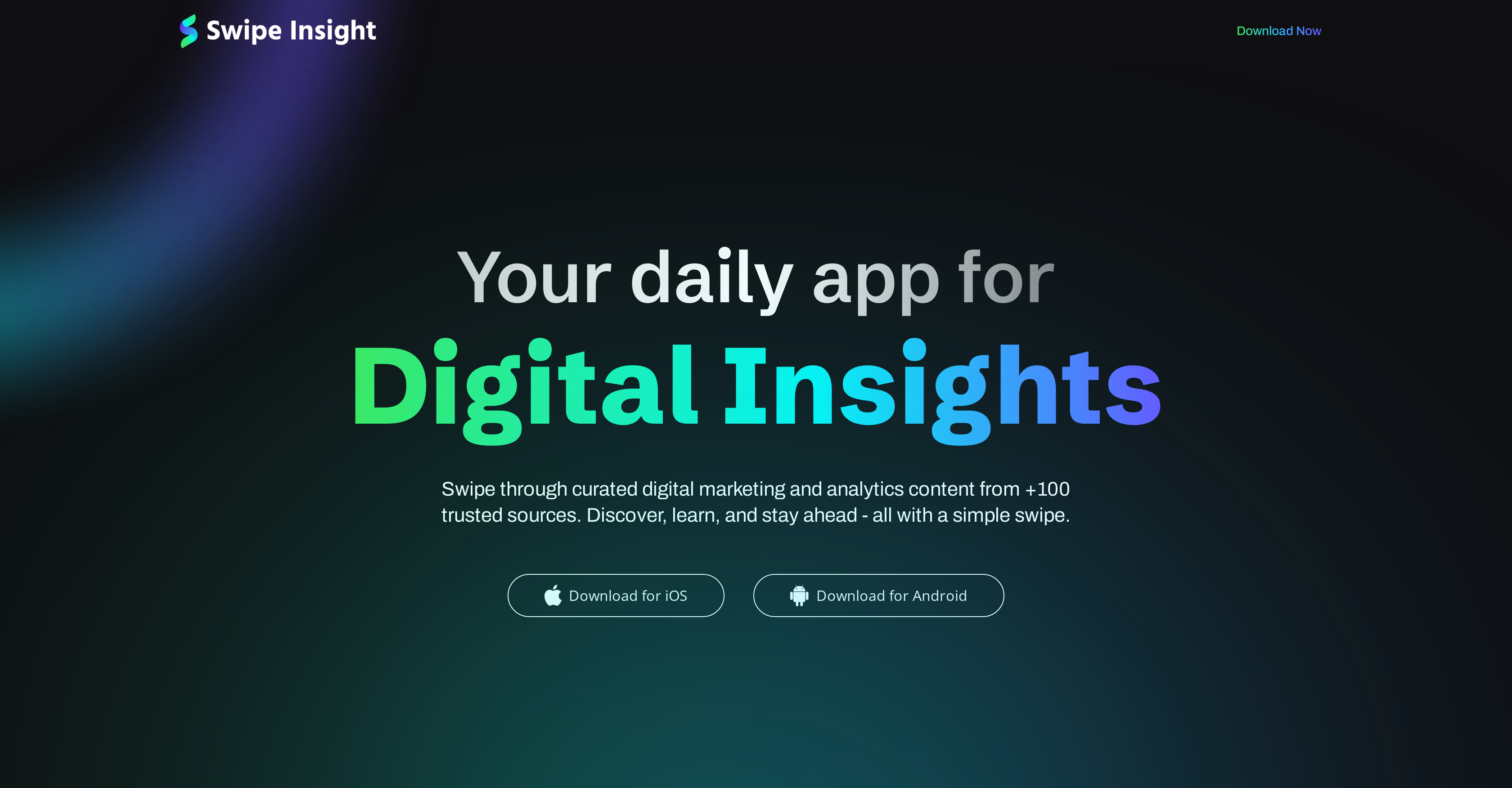 Swipe Insight - Screenshot showing the interface and features of this AI tool