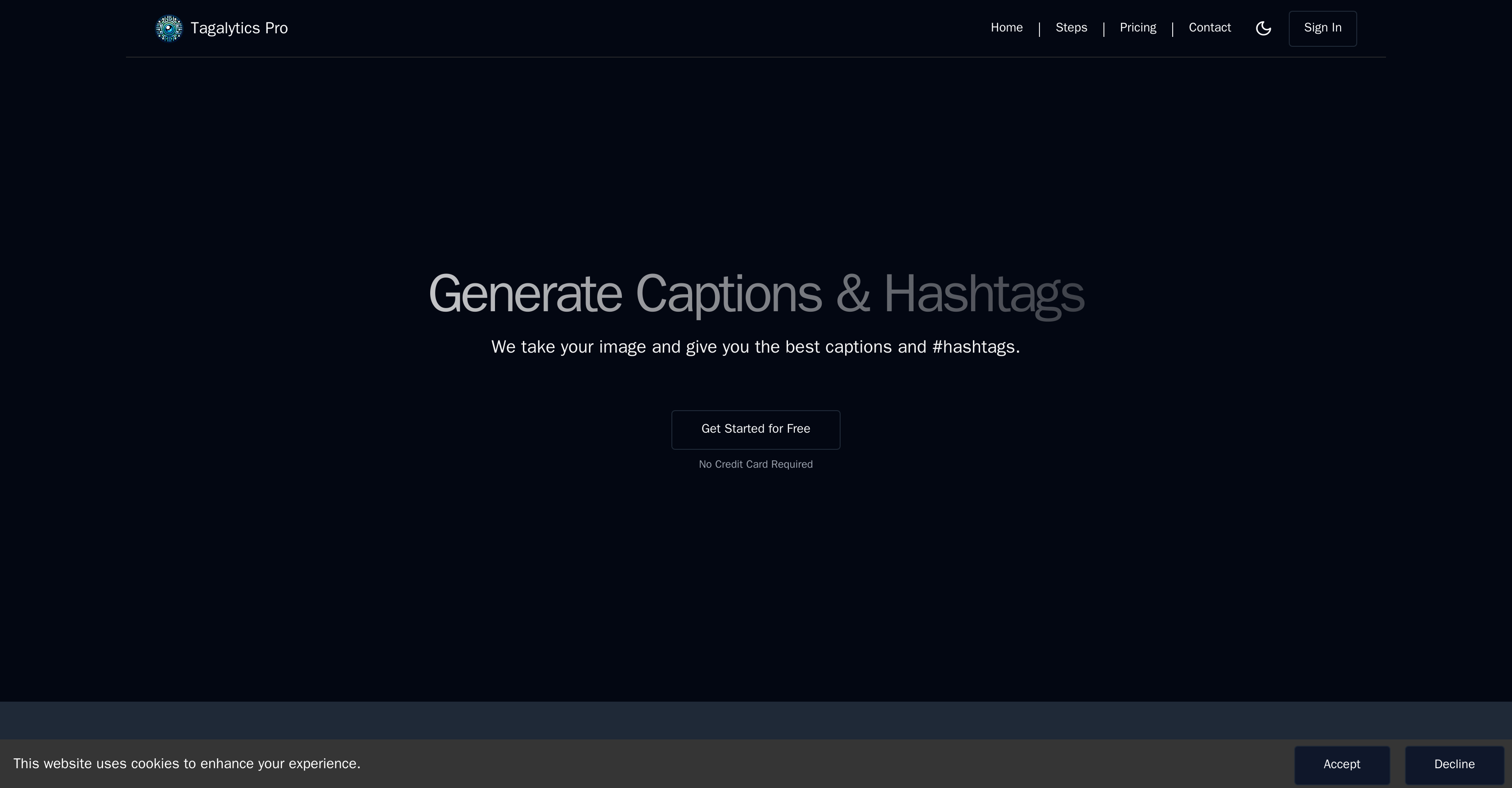Tagalytics Pro - Screenshot showing the interface and features of this AI tool