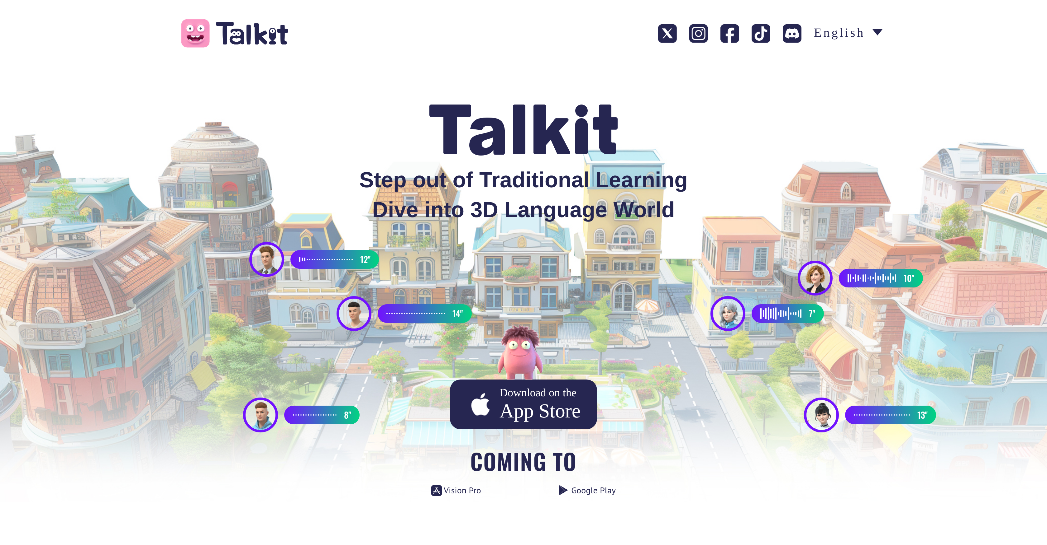 Talkit - Screenshot showing the interface and features of this AI tool