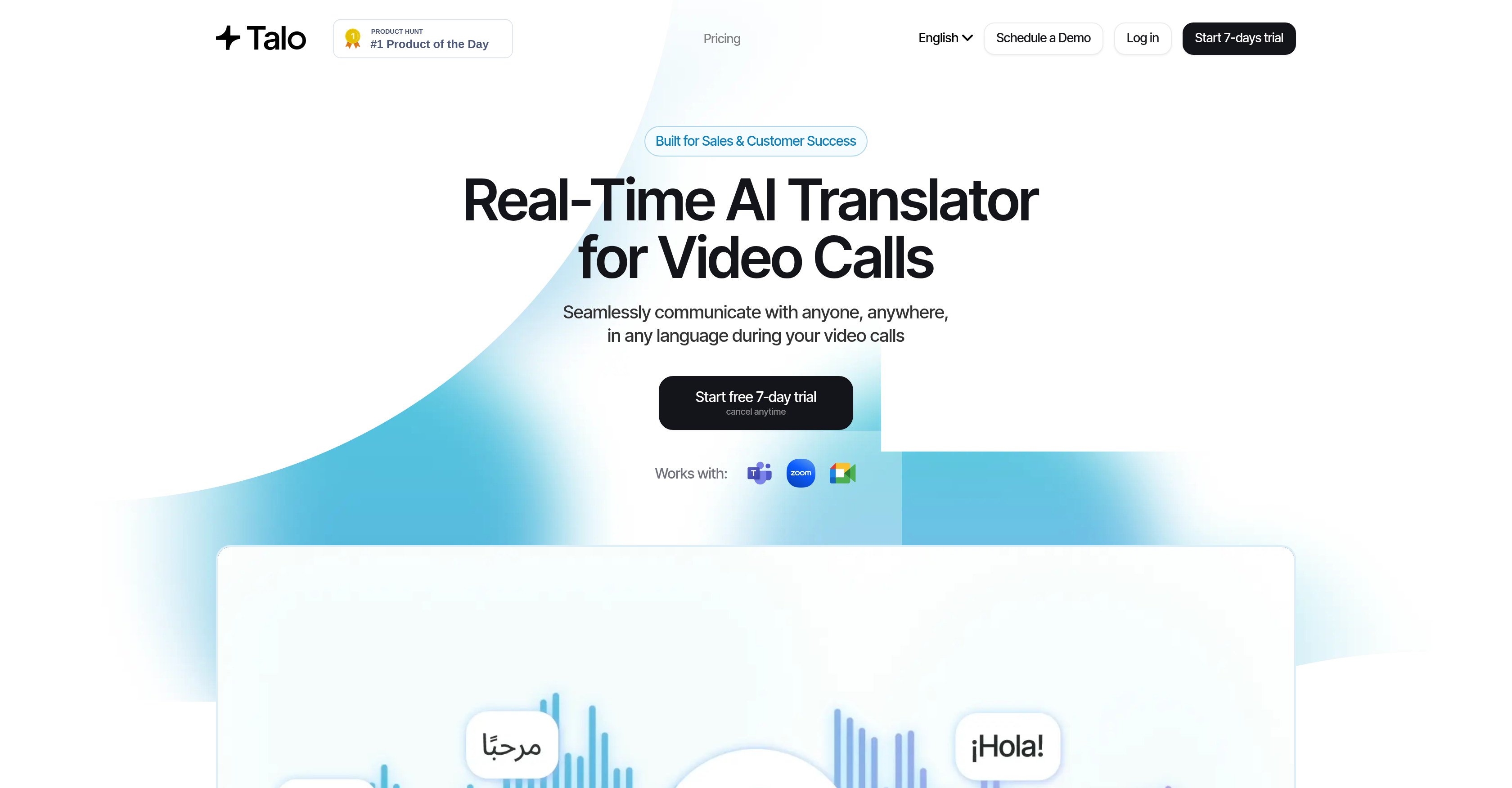 Talo - Screenshot showing the interface and features of this AI tool
