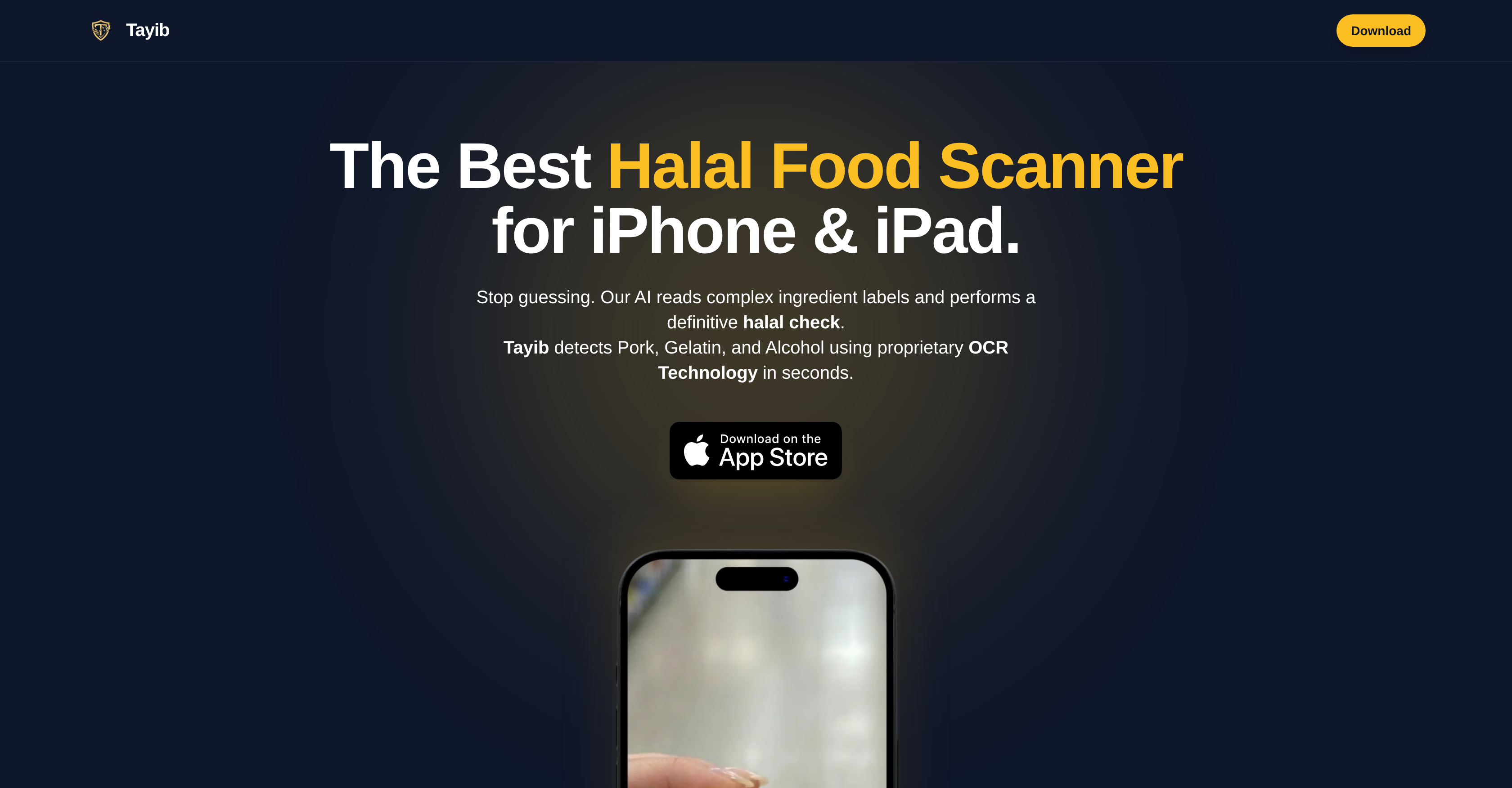 Tayib - Screenshot showing the interface and features of this AI tool