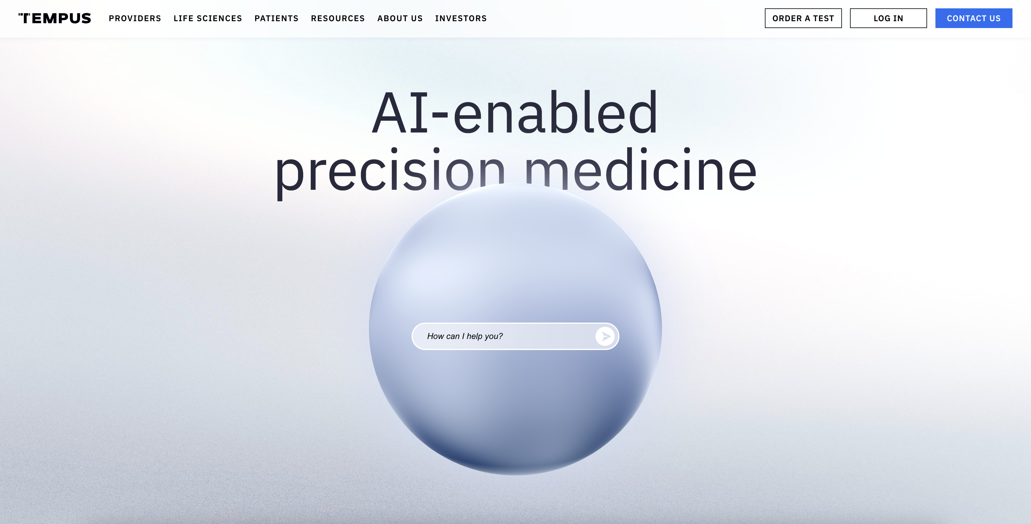 Tempus - Screenshot showing the interface and features of this AI tool