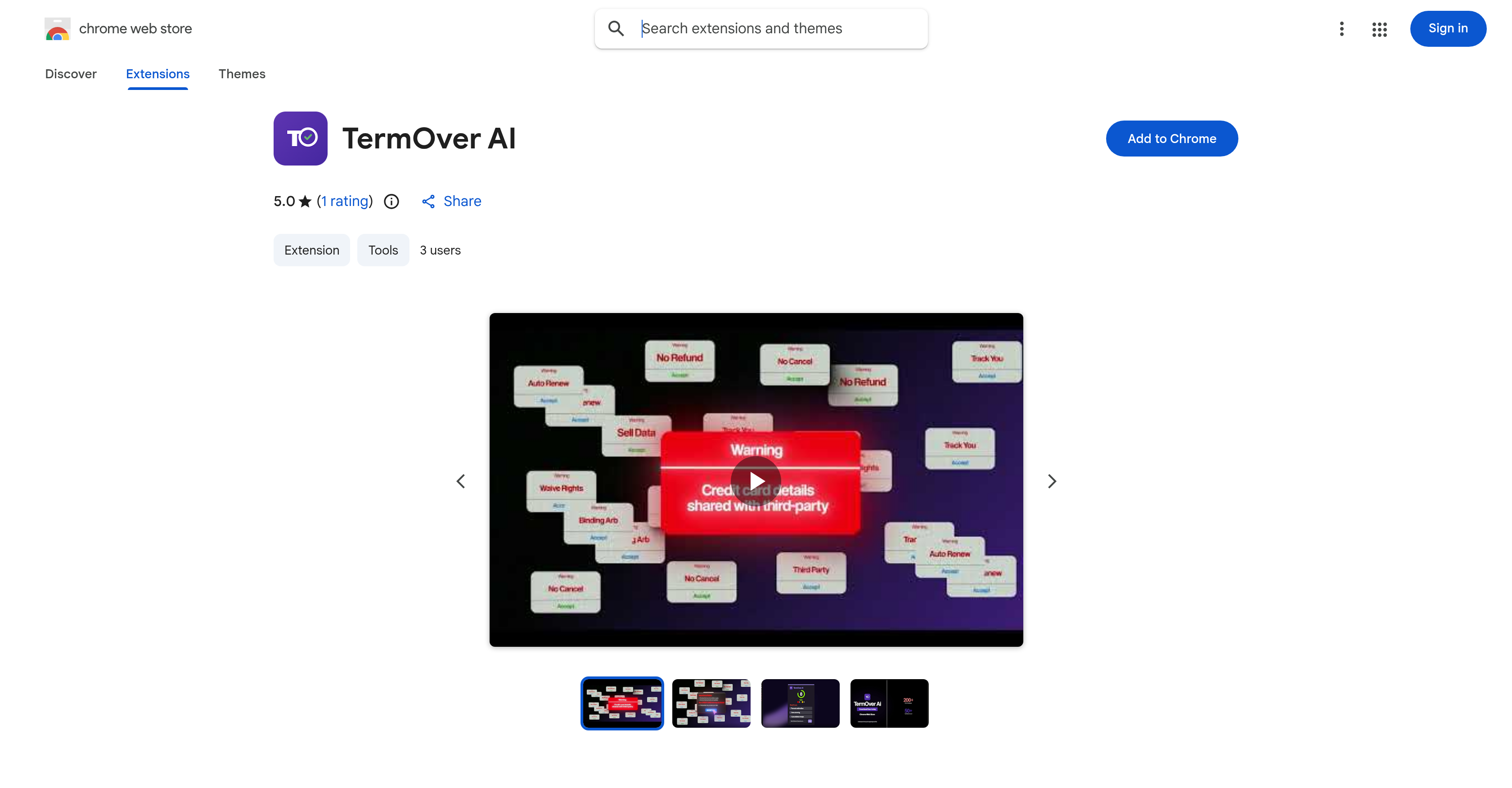 TermOver AI - Screenshot showing the interface and features of this AI tool