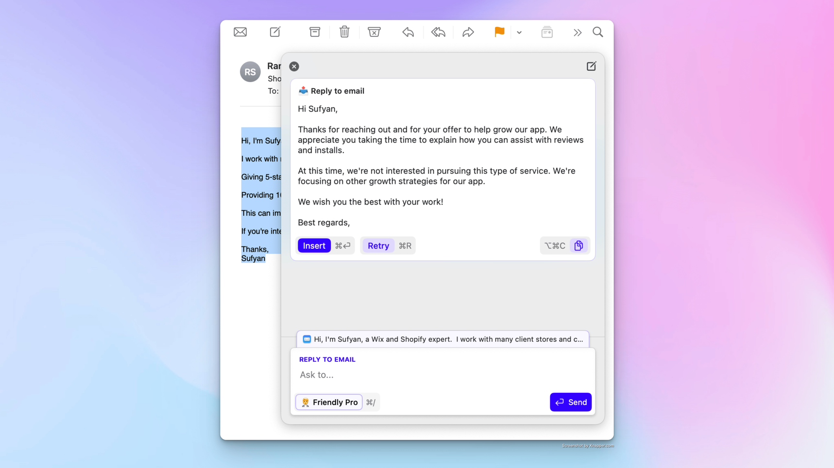 TextWisely - Screenshot showing the interface and features of this AI tool