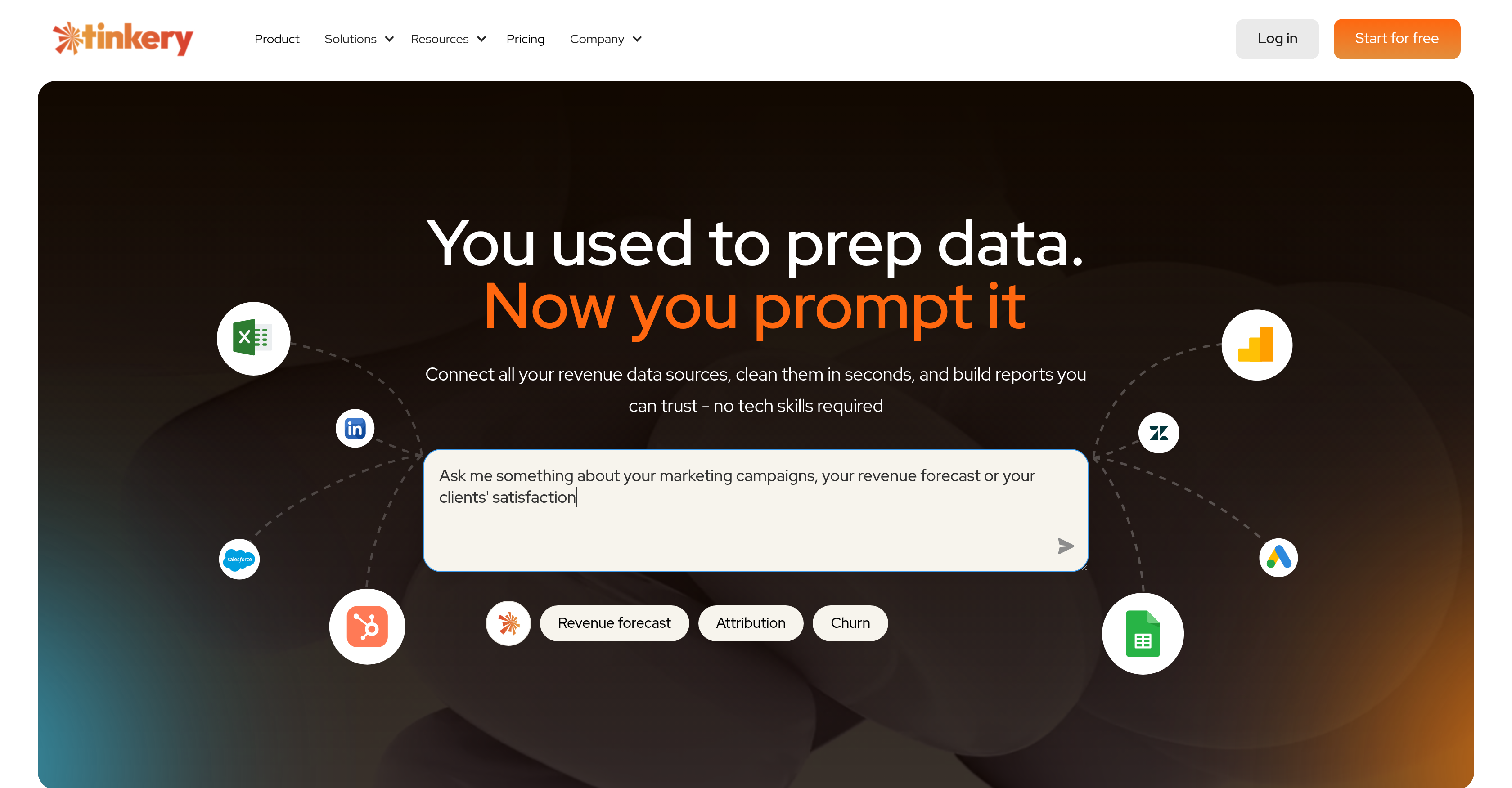 Tinkery - Screenshot showing the interface and features of this AI tool