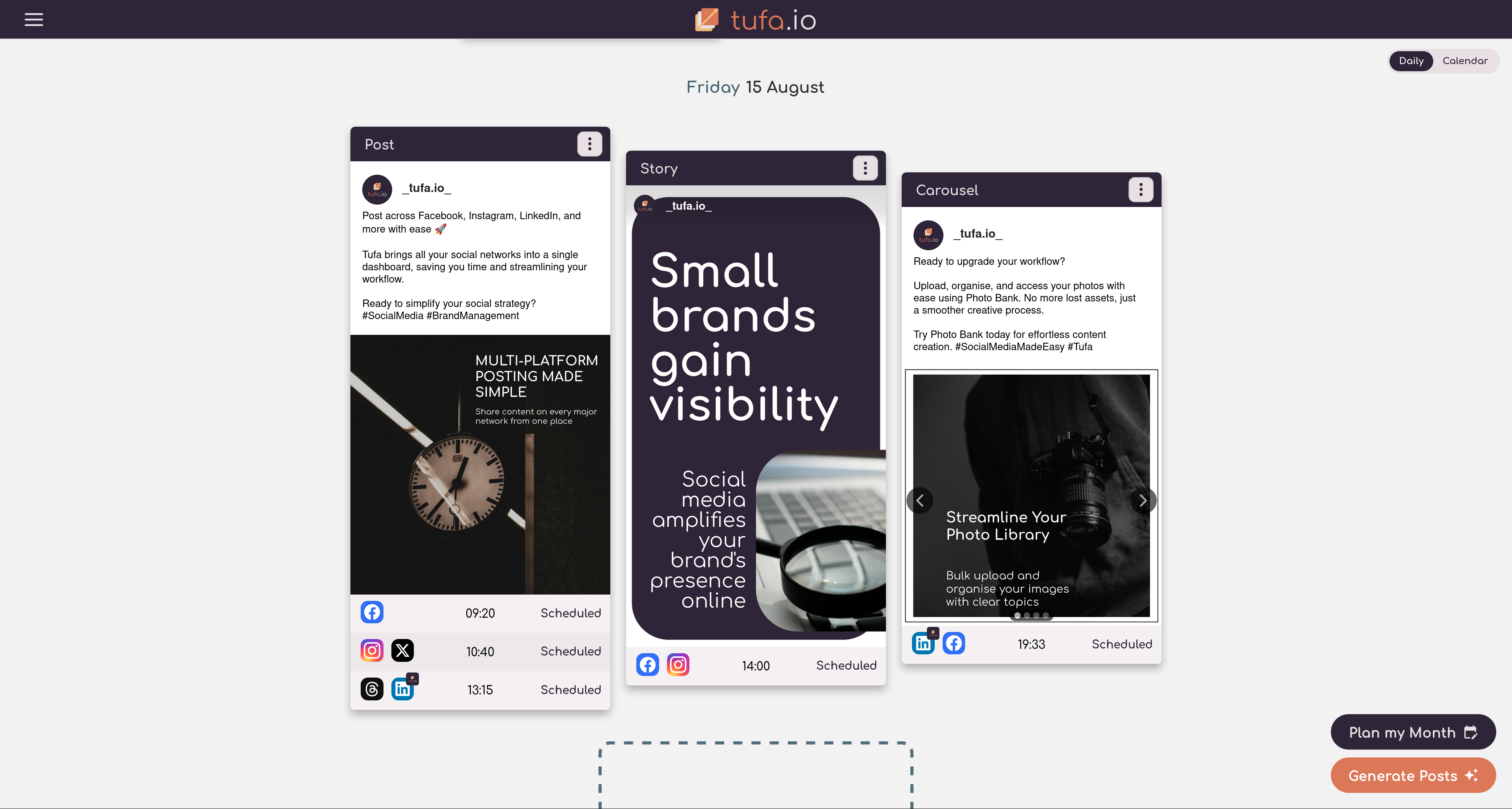 Tufav2 - Screenshot showing the interface and features of this AI tool