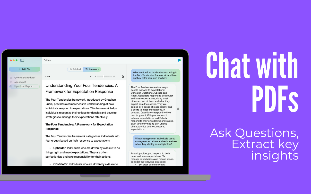 Collatev1.7 - Screenshot showing the interface and features of this AI tool