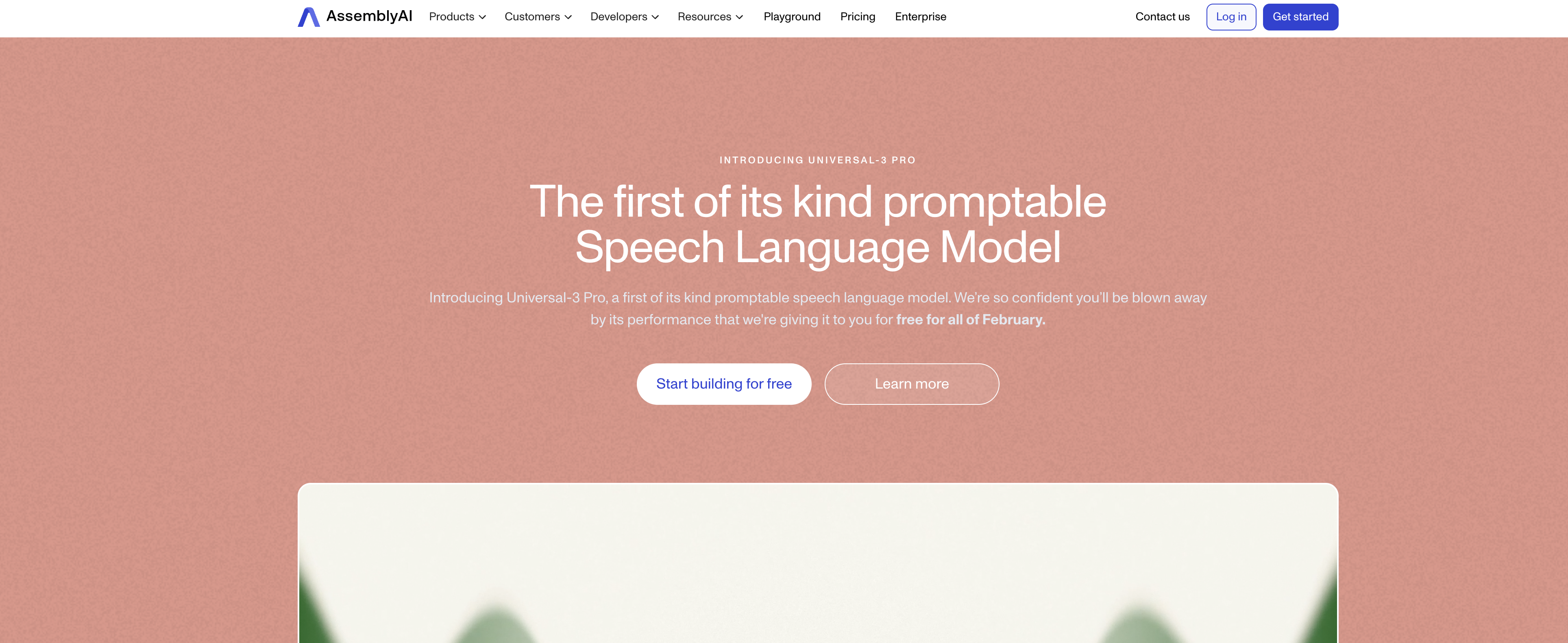 Universal-3 Pro by AssemblyAI - Screenshot showing the interface and features of this AI tool