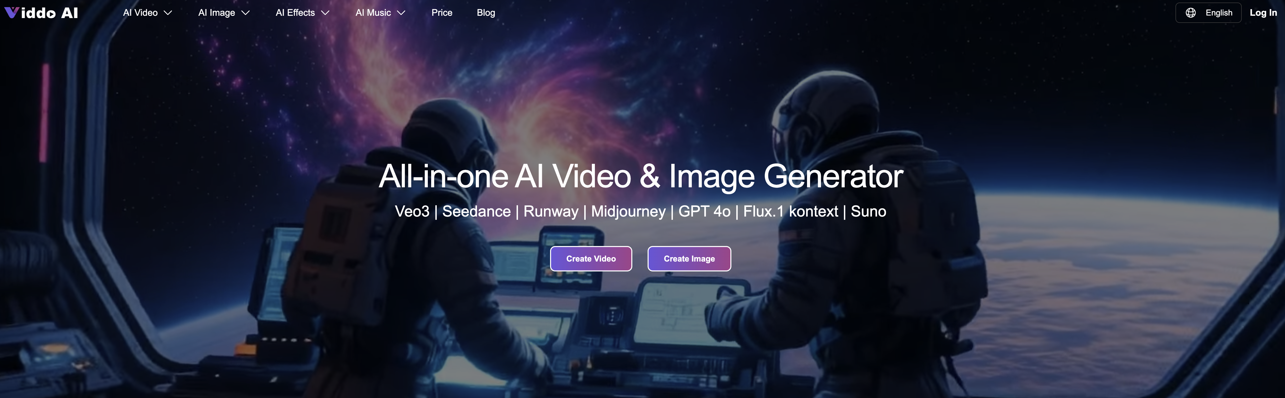 Viddo AI - Screenshot showing the interface and features of this AI tool