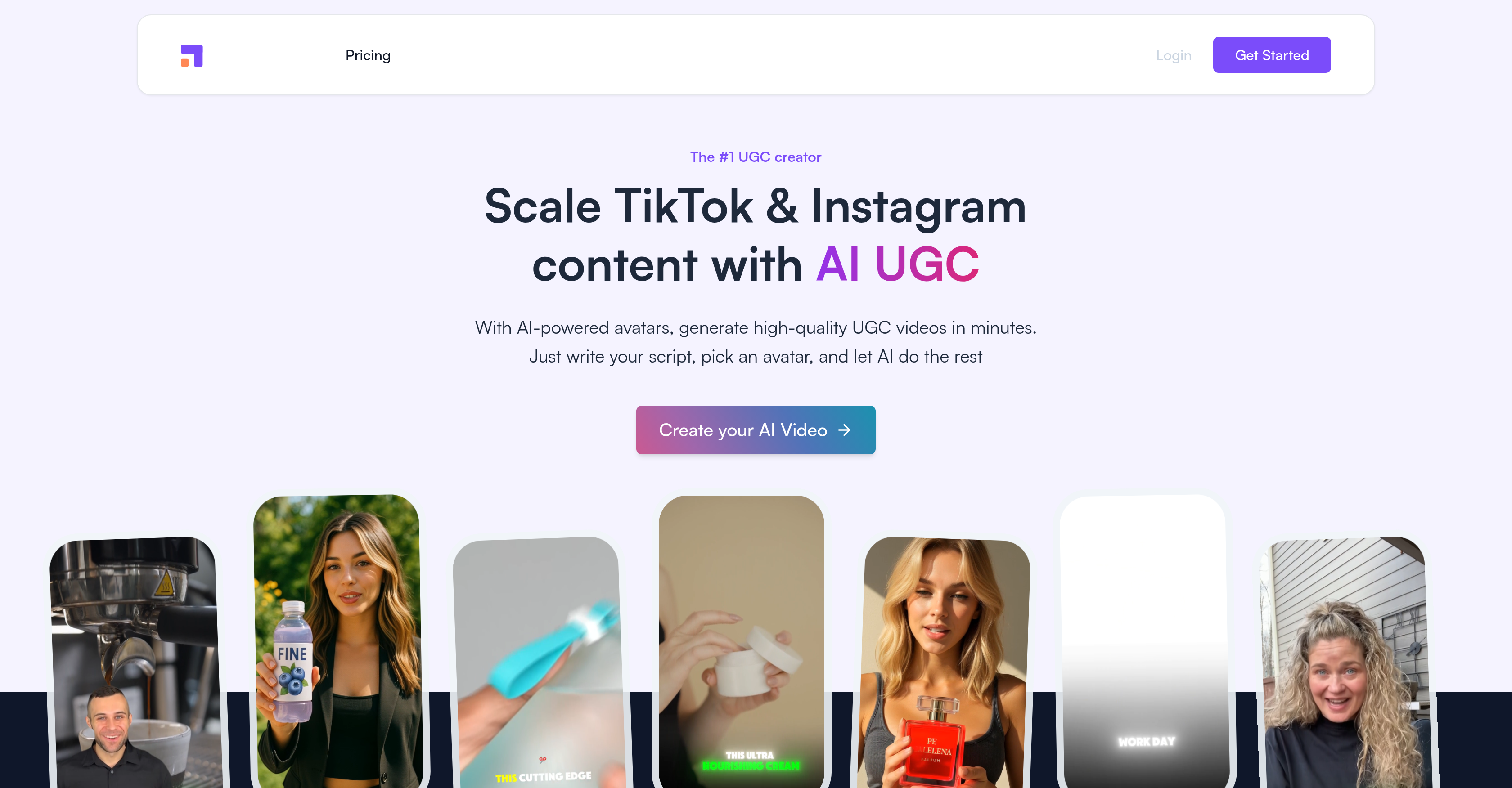 VidMe - Screenshot showing the interface and features of this AI tool