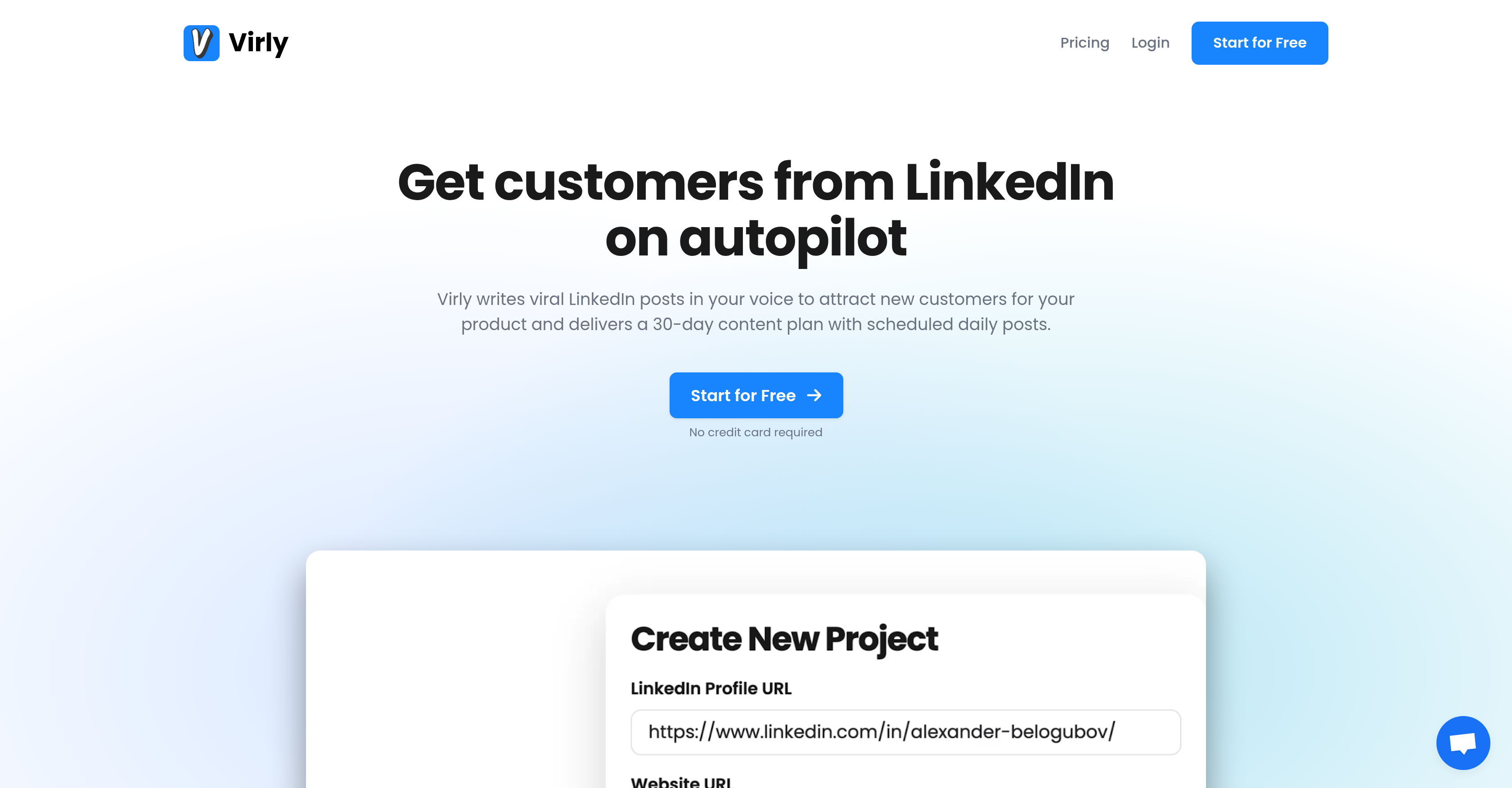 Virly - Screenshot showing the interface and features of this AI tool