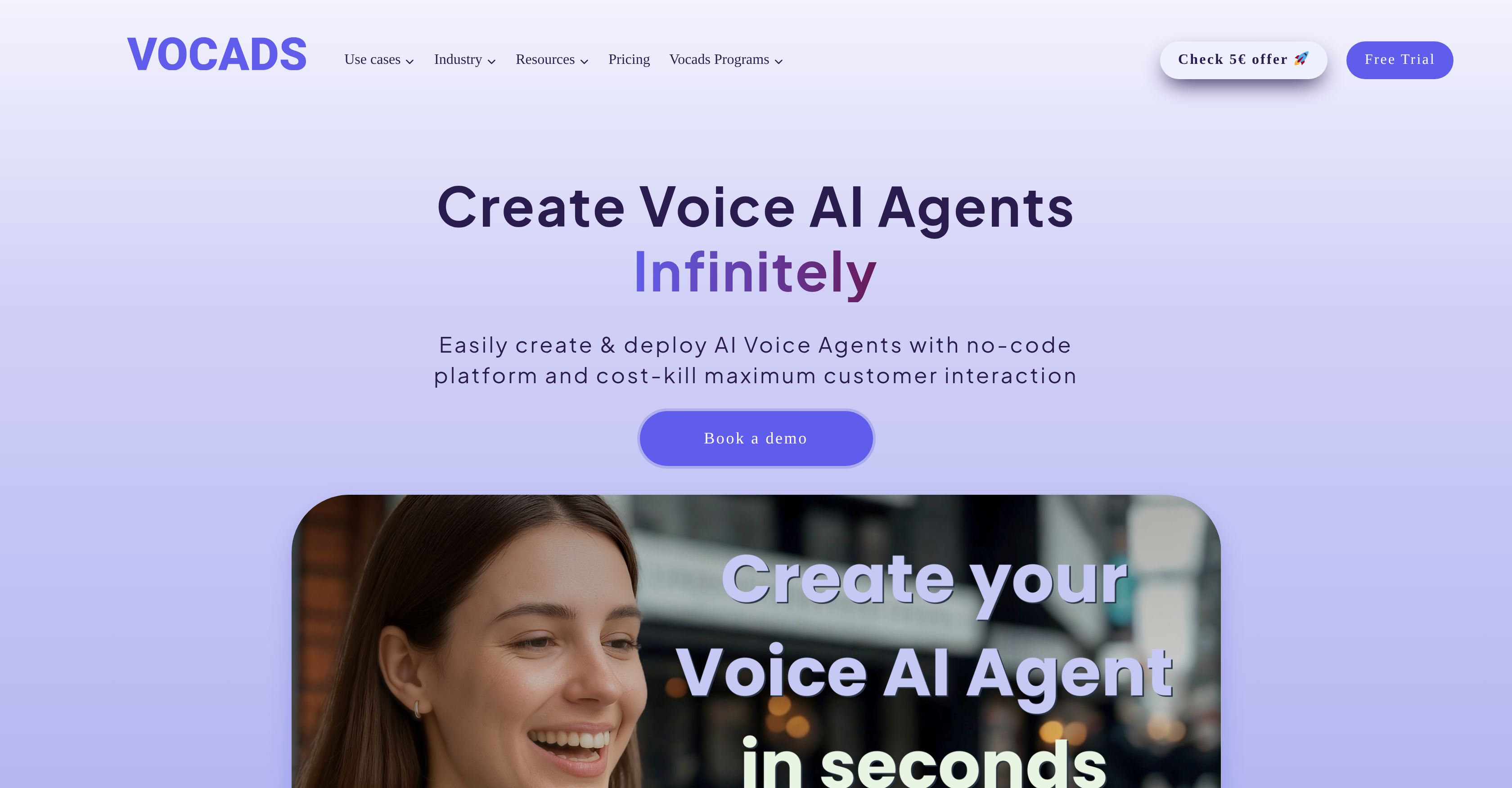 Vocads Survey - Screenshot showing the interface and features of this AI tool