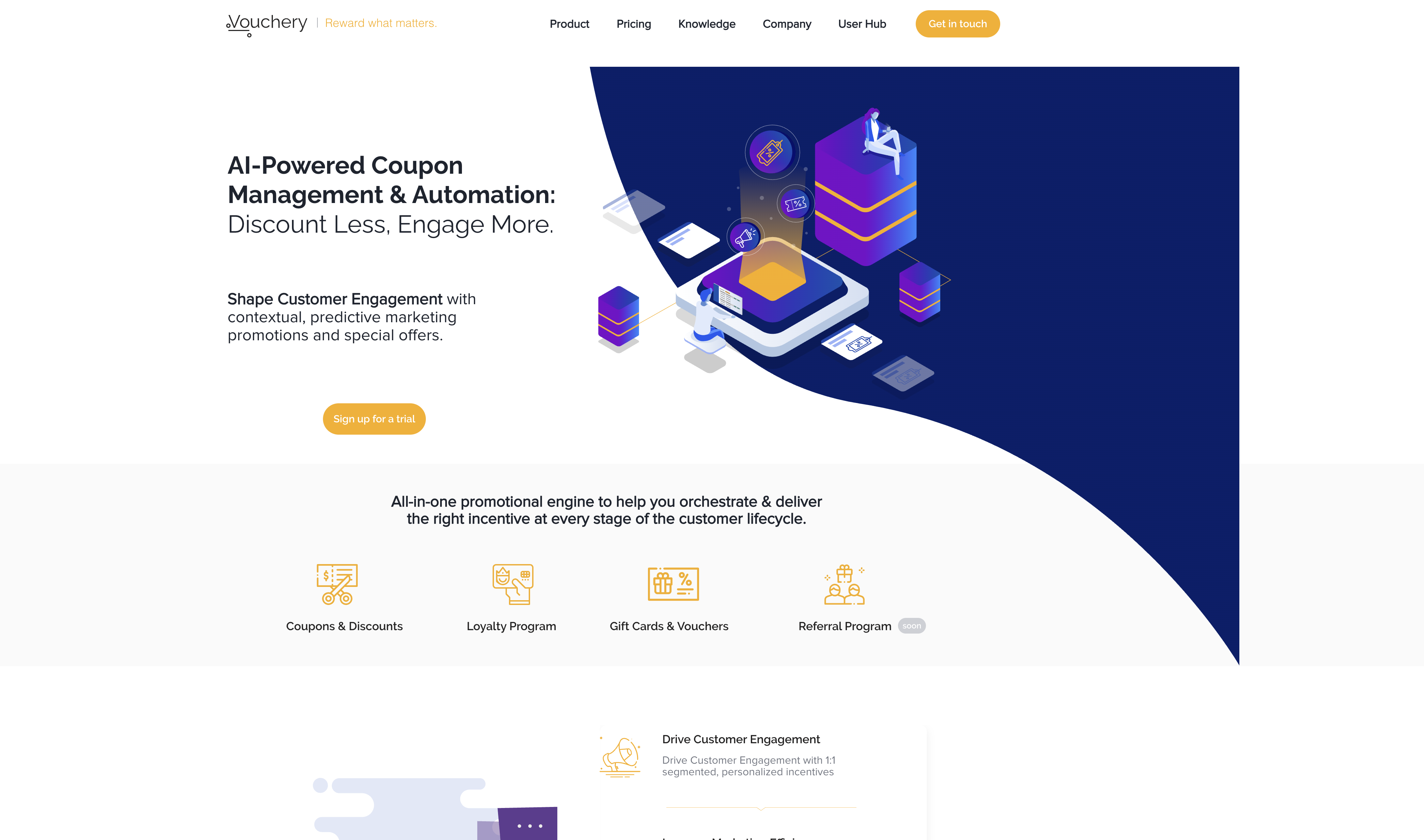 Vouchery - Screenshot showing the interface and features of this AI tool