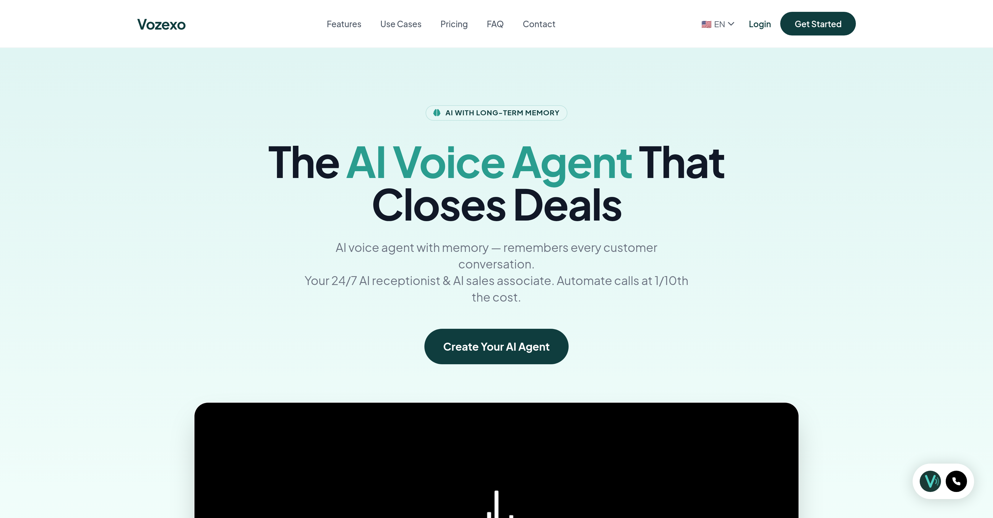 Vozexo - Screenshot showing the interface and features of this AI tool