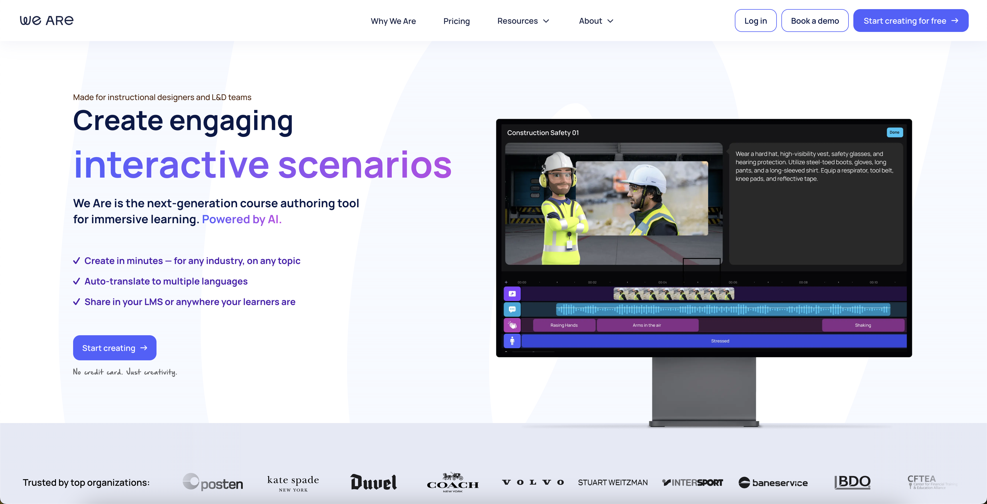 We Are Learning - Screenshot showing the interface and features of this AI tool
