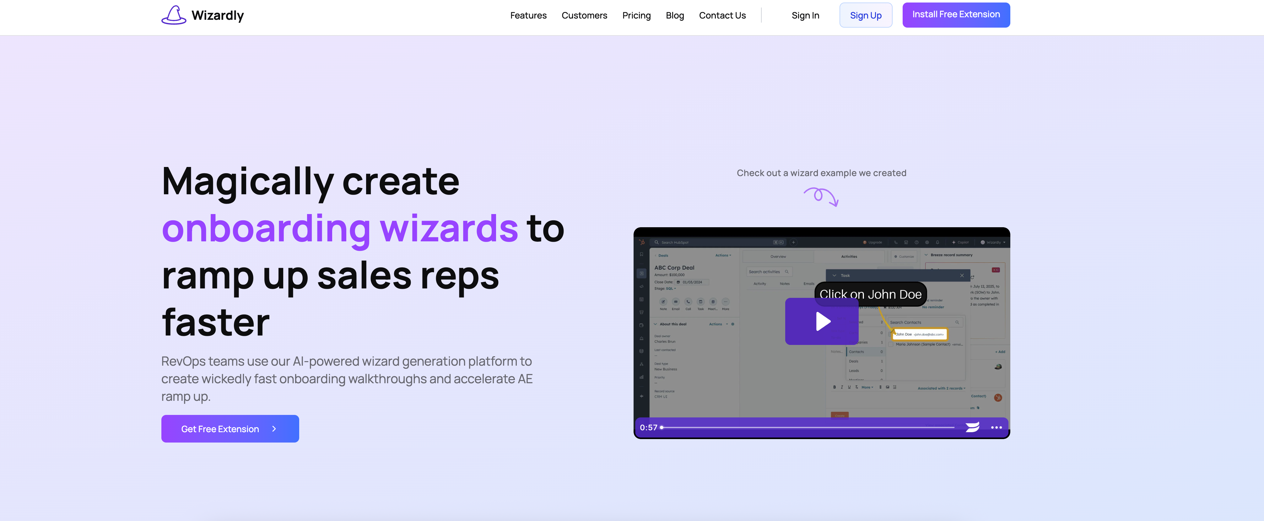 Wizardly - Screenshot showing the interface and features of this AI tool