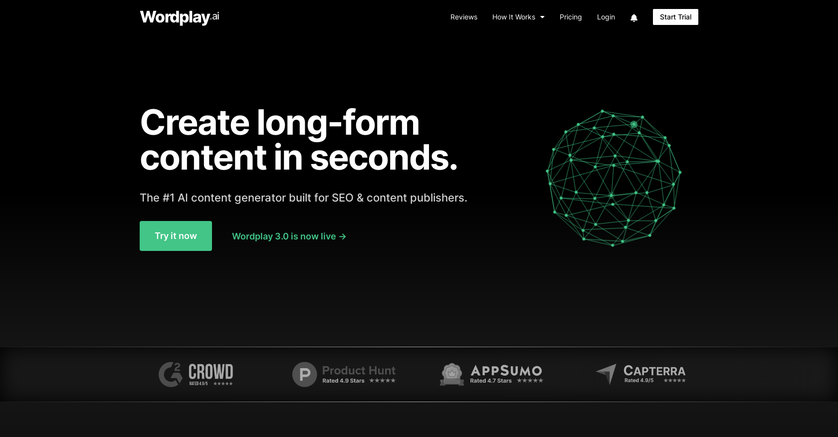 Wordplay - Screenshot showing the interface and features of this AI tool
