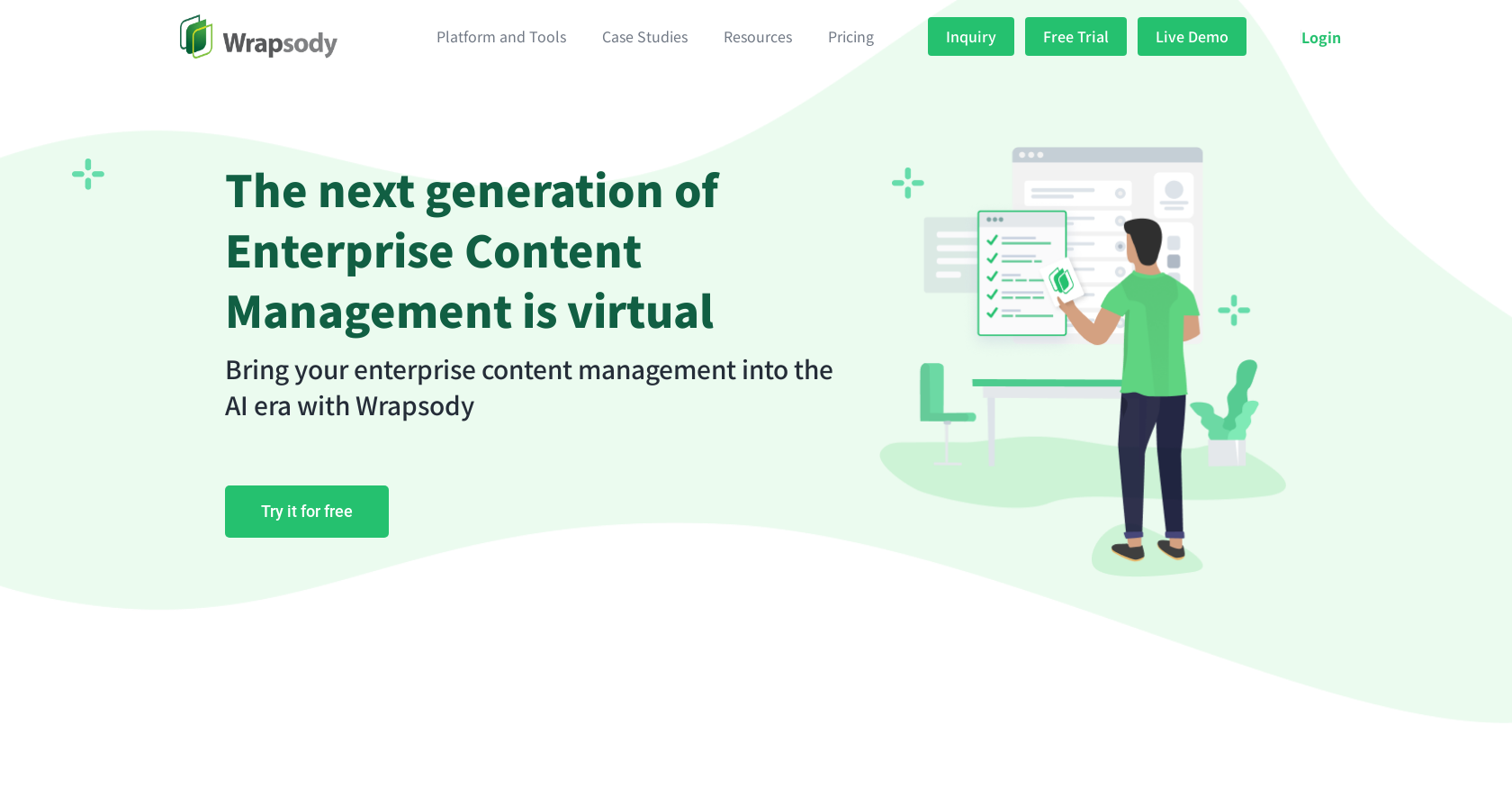 Wrapsody - Screenshot showing the interface and features of this AI tool
