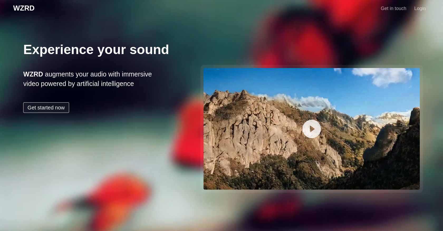 Wzrd.ai - Screenshot showing the interface and features of this AI tool